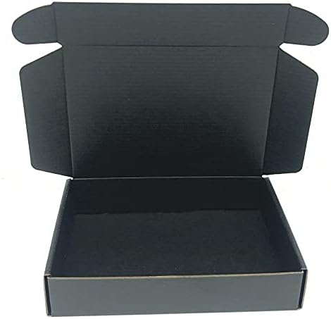 Black Shipping Boxes 14 x 10 x 2.2 Inch Cardboard Storage Mailer Box 10Pack by NO.1987+commerce