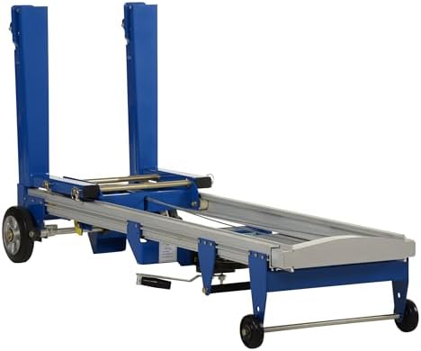 Vestil A-LIFT-R-HP Fixed Straddle Hand Winch Lift Truck, 35" Length, 25" Width, 67-1/2" Height, 400 lbs Capacity - Image 6