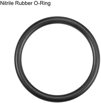 uxcell Nitrile Rubber O-Rings 44mm OD 36mm ID 4mm Width, Metric Nitrile Rubber Sealing Gasket, Pack of 1 - Image 2