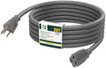 EP 25 FT Outdoor Extension Cord, 16/3 SJTW Heavy Duty Grey, ETL Listed by ENERGYPRO