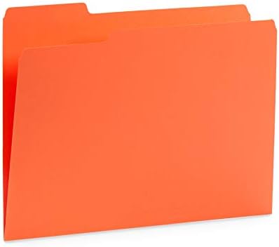 Blue Summit Supplies 100 File Folders, Letter Size, 1/3 Cut, Warm Colors - Image 6