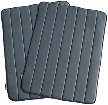 BALANCE Dog Crate Pad, Dog Foam Crate Mat Kennel Pad, Washable Water-Resistant Pet Bed Flat Dogs Cage Mat for Large Dogs, 2 Packs by BalancePet