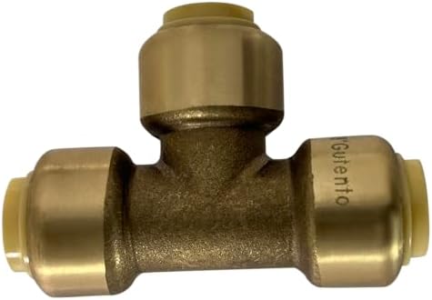 XFITTING Push Fit 3/8 Inch x 3/8 inch x 3/8 inch Push Fit Tee, 2 Pieces by XFITTING