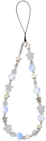 Beaded Phone Charm Lanyard Strap Girly Style Fixed Beads Pearl Lanyards by Staqlo
