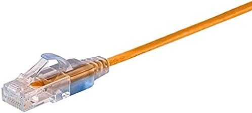 Monoprice Cat6A Ethernet Patch Cable - 10 Feet - Yellow (10 Pack) Snagless RJ45 550Mhz UTP Pure Bare Copper Wire 10G 30AWG - SlimRun Series - Image 2
