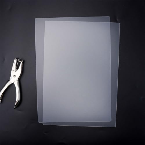 20pcs B5 Binding Covers Plastic DIY Frosted PP Filleted Corner 0.4mm Thick No Hole 7.3x10.2" Cover for Binder Discbound Planner Notebook (B5) - Image 2
