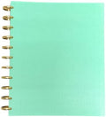Talia Discbound Notebooks, Planner, Customizable, With 1" Gold Discs (Sage Green, Letter (8.5in x 11in)) by Talia
