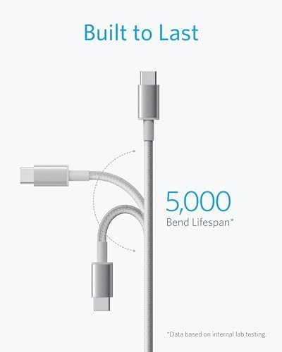 Anker USB C to USB C Cable, 60W Fast Charging Cable(2-Pack, 3.3 ft, Silver) - Image 3