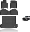KELCSEECS Floor Mats & Cargo Liner Custom for 2026 2025 2024 2023 2022 Hyundai Tucson Plug-in Hybrid All Weather Car Mats Cargo Mat Trunk Mat Hyundai Tucson PHEV Floor Mats Trunk Liner by KELCSEECS