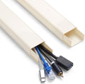 ZhiYo 6 ft Cord Covers for 4-7 Wires on Wall, Beige, 2 Pack (3 ft Each) by ZhiYo