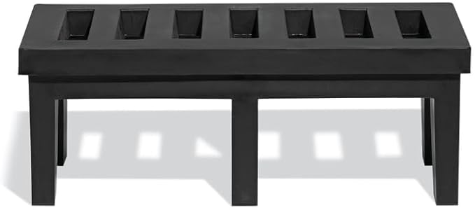 PolyMight Heavy-Duty Plastic Poly Dunnage Rack by SturdyEssentials