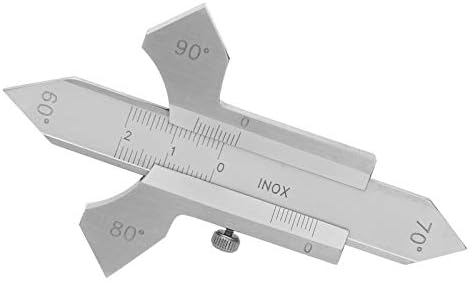 Weld Stitch Gauge, Stainless Steel Welding Measurement Tool for Fillet Weld Inspection and Stitch Angle Measurement, Ideal for Professional Welders and Metal Fabricators - Image 4