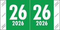 2026 Year Labels, Doctor Stuff 2026 Chart Stickers, Tabbies 11700 Style by DoctorStuff