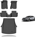 KELCSEECS Floor Mats for Acura TLX AWD 2015-2020 by KELCSEECS