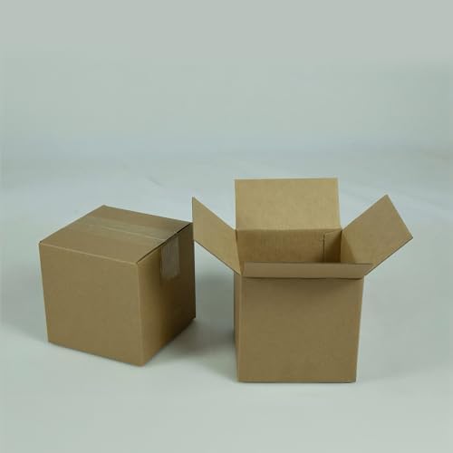 5x5x5 Inches Shipping Boxes Set of 40, Brown Corrugated Cardboard Box Literature Mailer for Packing Small Business - Image 5