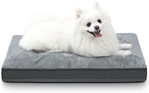 NUPIDA Waterproof Medium Dog Bed for Crate with Washable Cover, 29x18, Grey by NUPIDAPet%E2%80%99sHome