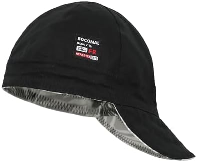BOCOMAL FR Welding Cap Paisley Printed CAT2 Midweight 6 Pannel Welder Caps - Image 5