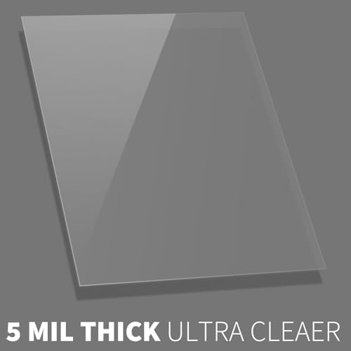 Binditek 5 Mil PET Binding Covers, 8.5 x 11 Inches, Ultra Clear, 100 Pack - Image 2