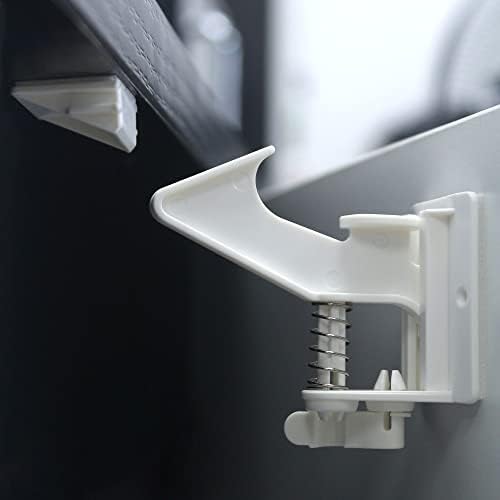 Vmaisi 10 Pack Cabinet Locks Baby Proofing Latches - 3.5 Inches Longer - Image 6