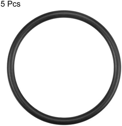 uxcell Nitrile Rubber O-Rings 56mm OD 48mm ID 4mm Width, Metric Nitrile Rubber Sealing Gasket for Automotive Machine Plumbing, Pack of 5 - Image 2
