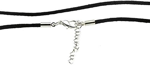 Silk Satin Cord Rope Necklace Chain with Hypoallergenic Clasp - 14" 16" 18" 20" 22" 24" 26" 28" by EmboldenJewelry