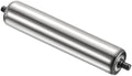 PATIKIL Conveyor Roller 3.5" Diameter 14" Length, 1 Pack Stainless Steel Transmission Replacement Part Galvanized End, Silver by PATIKIL