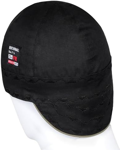 BOCOMAL FR Welding Cap Paisley Printed CAT2 Midweight 6 Pannel Welder Caps - Image 5