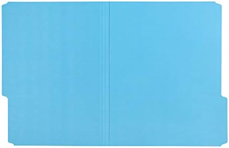 Amazon Basics File Folders for Organization, Letter Size, 1/3 Cut Tab, Sturdy with Tabs for Organizing and Filing, Blue, 36-Pack - Image 3