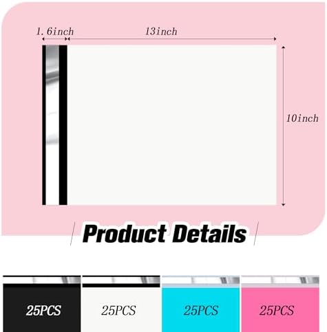 10x13 Thank You Poly Mailers Variety Pack of 100, 25 Pcs Each Color - Image 2