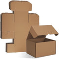 WIFTREY 10"x8"x6" Shipping Boxes Set of 15 Brown, 10 x 8 x 6 Corrugated Cardboard Box for Shipping Small Business, Gift Packing, Mailing Wrapping Present by WIFTREY