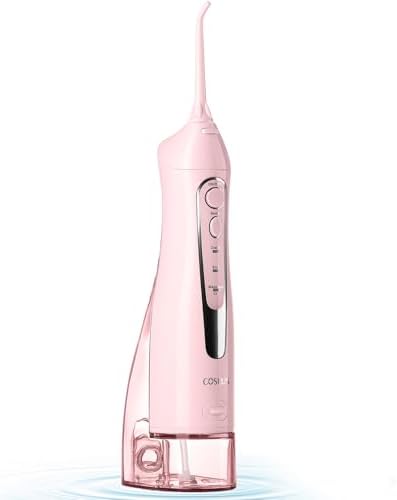 COSLUS ADA Accepted C20 Water Dental Flosser Teeth Pick, 300ML Larger Tank by COSLUS