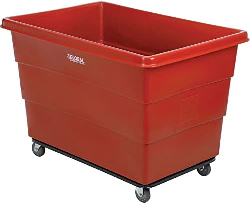 Global Industrial 20 Bushel Plastic Bulk Box Truck, Steel Chassis Base - Image 9