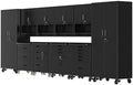 10-Piece Garage Storage Cabinets System Heavy Duty Workshop Set by FLIXELIO