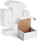 WIFTREY 50 Packs 4X3X2 Small Shipping Boxes, White 4 x 3 x 2 inches Corrugated Cardboard Box for Packaging Small Business, Card Boxes, Mailer for Storage by WIFTREY