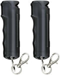 SABRE Pepper Spray with Fast Flip-Top Safety & Snap‑Clip Keychain for Self Defense - Maximum Police Strength OC with UV Marking Dye, 10‑Sec. Spray, 14-ft Range, Finger Grip, Made in USA, 0.54 fl oz by SABRE