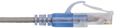Monoprice Cat6A Ethernet Patch Cable - Snagless RJ45, 550Mhz, 10G, UTP, Pure Bare Copper Wire, 30AWG, 10-Pack, 1 Feet, Gray - SlimRun Series - Image 4