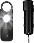 Police Magnum Personal Safety Alarm & Pepper Spray Combo Self Defense Pack for Women- Loud 135db Siren with Light & Max Strength Flip Top Pepper Spray Protection by PoliceMagnum