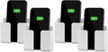 CEI&BPY 2Pcs Phone Holder Wall Mounted, Phone Stand with Self Adhesive. Phone Holder for RV Charging.Compatible with iPhone and Android (2Pack-White) (Pack of 2) by CEI%26BPY