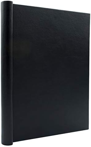 Faux Leather Springback Thesis Binder - Black, 1" Spine, by Bindertek by Bindertek
