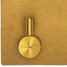 Kingdong Gold Key Holder for Wall 304 Stainless Key Hooks Adhesive Key Holder - Image 6