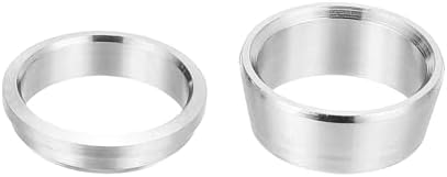 PATIKIL 1/2" Tube OD 304 Stainless Steel Compression Tube Fitting Sleeve, 5 Pack Double Ferrule Ring Tubing Fitting Assortment Kit, Silver - Image 4