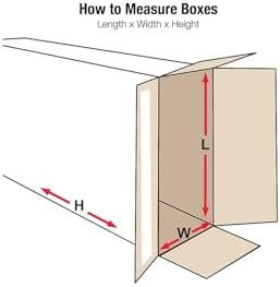 Aviditi 12317SSFOL Self-Seal Side Loading Corrugated Cardboard Box 12 1/2" L x 3" W x 17 1/2" H, White, for Shipping, Packing and Moving (Pack of 25) - Image 2
