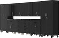 10-Piece Garage Storage Cabinets System Heavy Duty Workshop Set by FLIXELIO