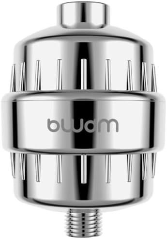 15 Stage Shower Filter - Shower Head Filter - bwdm Hard Water Filter, Remove Chlorine Heavy Metals and other Impurities, Vitamin C Water Softener Reduces Dry Itchy Skin, Dandruff (Chrome) by Welcometobwdmhouse