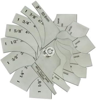 RIVERWELD 8 Piece Fillet Weld Set 1-1/8" increments to 2" Inch RL Gauge - Image 3