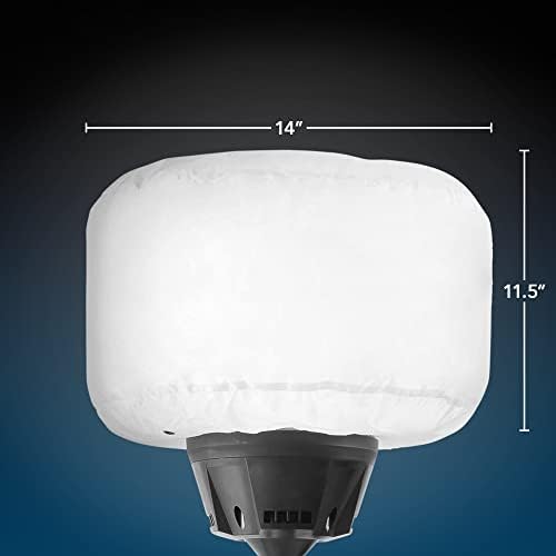 E-Z UP SKYFUZE 60W LED Balloon Light and Tripod with Over 5,000 sqft of 360-degree Illumination, 7,800 lumens - Image 2