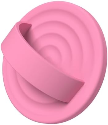 CCOFFKER Magnetic Phone Grip for MagSafe, Silicone Ring Grip,Tender Pink by COFFKER