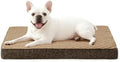 JOEJOY Orthopedic Dog Bed for Small Dogs, Washable Dog Crate Bed Small Sized with Removable Cover, Egg Memory Foam Pet Beds, Brown, 23"x17" by JOEJOY