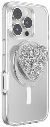 PopSockets Phone Grip for MagSafe, Magnetic Holder- Silver Sizzle - Image 2