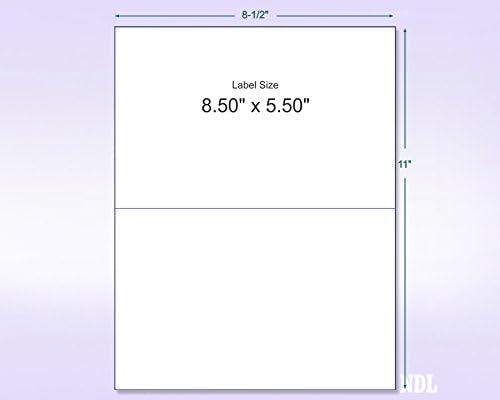NextDayLabels – 8-1/2" x 5-1/2" Rectangular Sticker Labels - Image 3